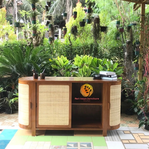 Credenza TV Rattan