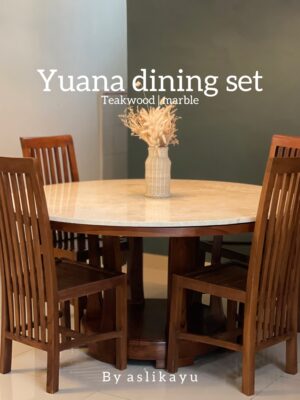 Yuana dining meja makan set