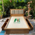 Sela bed frame tempat tidur laci