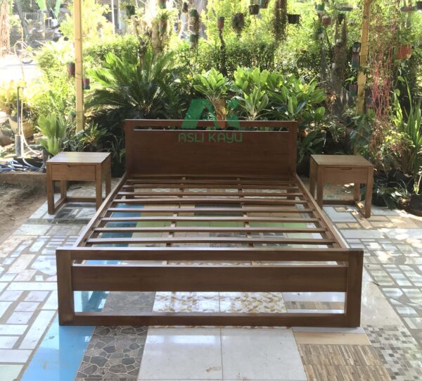 minimalist bedframe tempat tidur minimalis tanpa laci penyimpanan