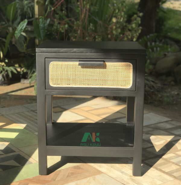 AKST-041 rattan bedside