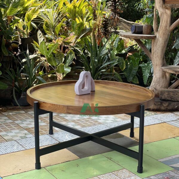 AKSF-019 industrial round coffe table