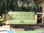 AKSF-07 rattan retro lounge sofa