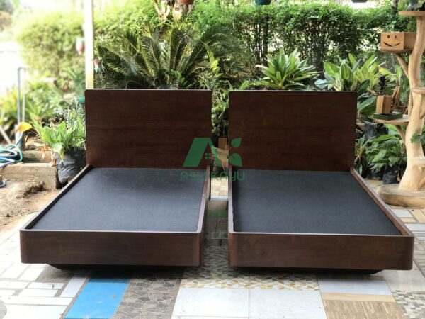 bedframe teakwood minimalist tempat tidur minimalis