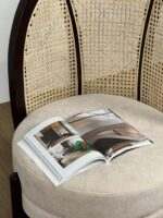 AKSF 048 rattan retro sofa