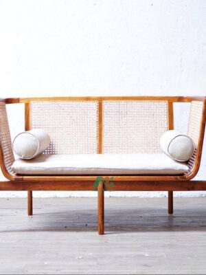 AKSF109-Rattan Sofa solid