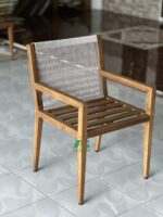 Rope arm dining chair - AKDC088