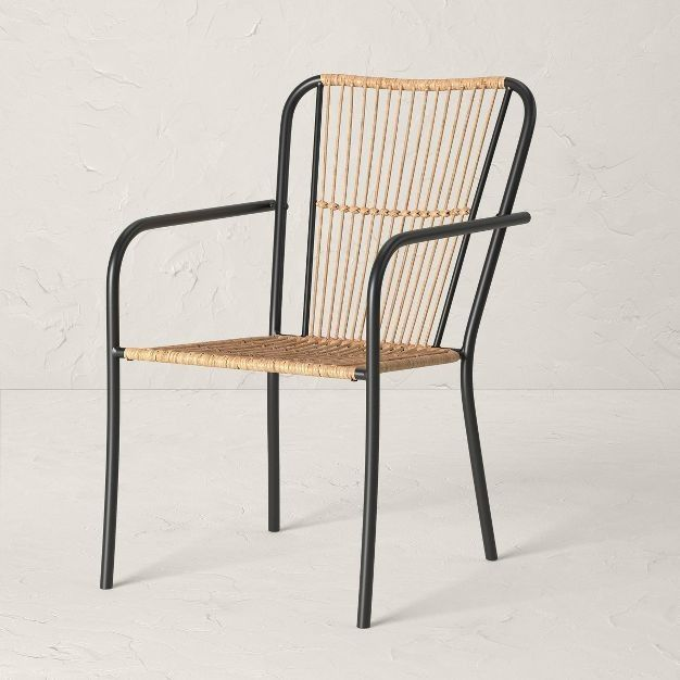 kombinasi furniture modern dan anyaman