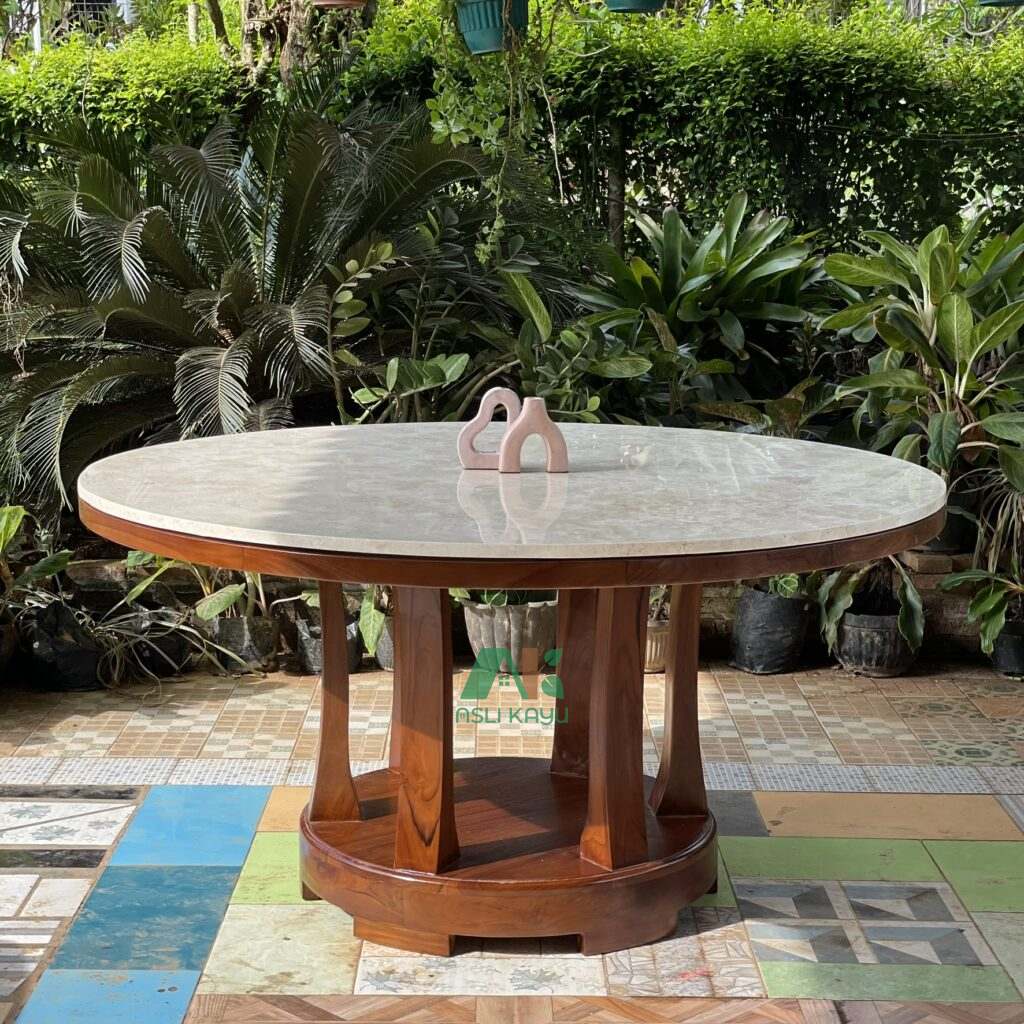 marble round dining table akdt10