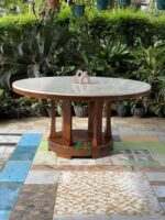 MARBLE ROUND DINING TABLE - AKDT10