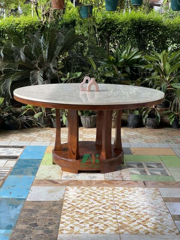 MARBLE ROUND DINING TABLE - AKDT10