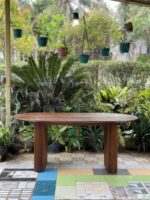 SALURA OVAL DINING TABLE - AKDT 012