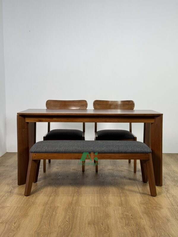 JAPANDI DINING STE WITH BENCH - AKDN49