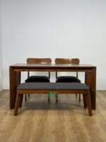 JAPANDI DINING STE WITH BENCH - AKDN49