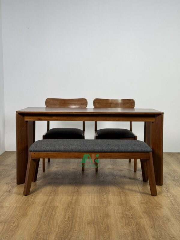 JAPANDI DINING STE WITH BENCH - AKDN49