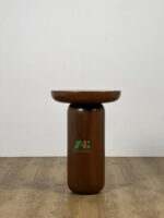 ROUND LATHE TEAK SOLID SIDE - AKST063