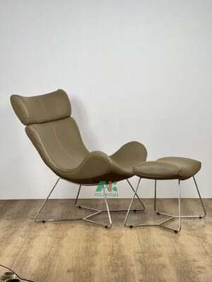 INDUSATRIAL LOUNGE  WITH OTTOMAN - AKDC114